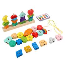Forma geométrica, expressão, figura, quebra-cabeça, brinquedo de madeira, crianças