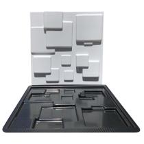 Forma Gesso e Cimento Placa 3D ABS - Mosaico Liso