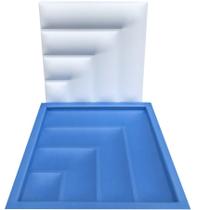 Forma Gesso Plástico e Borracha Placa 3D - Cabeceira