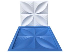 Forma Gesso Plástico e Borracha Placa 3D - Campestre 29x29 Forma Gesso Plástico e Borracha Placa 3D - Campestre 29x29