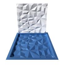 Forma Gesso Plástico e Borracha Placa 3D - Diamante Forma Gesso Plástico e Borracha Placa 3D - Diamante