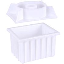 Forma Injesul para Queijo com Prensador Resistente Branco 8Kg