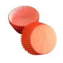 Forma Lisa P/ Cupcake Laranja C/45 Flip