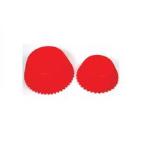 Forma Lisa P/ Cupcake Vermelho C/45 Flip