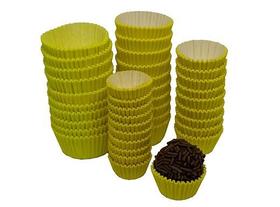 Forma Lisa P/ Doces N.4 Amarela C/100 Reiki