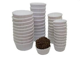 Forma Lisa P/ Doces N.4 Branca C/100 Reiki