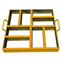 Forma Manual de Aço Fabricar Bloquete Paver Retangular Lajotinha Tijolinho Pisos Calçadas 20x10x8cm Forma Manual de Aço Fabricar Bloquete Paver Retangular Lajotinha Tijolinho Pisos Calçadas 20x10x8cm