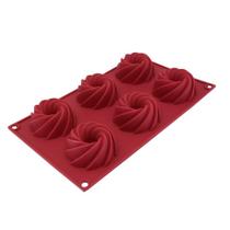 Forma Mini Bolo e Cupcake Espiral em Silicone - Carol Fiorentino