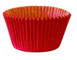 Forma Mini Cupcake Vermelho Com 45 Plac