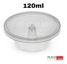 Forma Mini Pudim C/tampa Forneável 120ml C/50unds