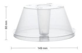 Forma Mini Pudim C/Tampa Forneável 500 Ml C/60 Unidades