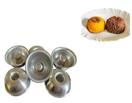 Forma Mini Pudim e Torta Suissa N1 (Fundo Arredondado) em Alumínio - 100ml Bolo Donuts