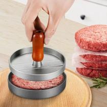 Forma Modelador de Hambúrguer Artesanal Caseiro Molde para Hamburguer Gourmet Utensílios Cozinha