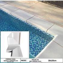 Forma Molde 3d Borda De Piscina Peito De Pombo Canto L 30x20 IN353