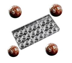 Forma Molde Confeitaria Fina Bola Para Bombons Chocolate