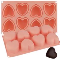 Forma Molde Coração Em Silicone Trufas Mini Bolo Doces