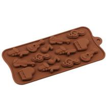 Forma Molde De Silicone Bombom Musica Chocolate Trufa Pascoa