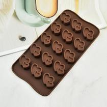 Forma Molde De Silicone Mini Coracao Confeitaria Chocolate Bombom Doces Delicias Artesanal Artesanato
