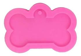 Forma Molde De Silicone Para Pingente De Resina Osso Cão 5cm