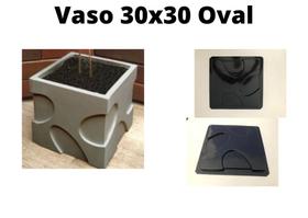 Forma/molde De Vaso Abs 1,5mm 3d (oval 30x30cm)