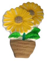 Forma/Molde Em Abs Artesanato - Vaso Girassol 35x23cm Forma/Molde Em Abs Artesanato - Vaso Girassol 35x23cm