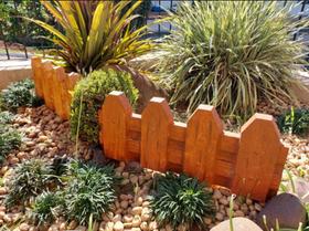 Forma Molde Em Abs Guia De Jardim Cerca - Modelo Meio Fio Ripas