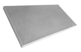 Forma Molde em Abs Virgem - Pisante liso retangular caminho 60x25x4cm