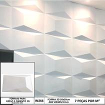 Forma molde gesso 3d canoinha 50x30cm em abs 2mm gesso / cimento 3d in266 - INNOVE3D