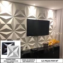 FORMA MOLDE GESSO 3D CULLINANS 40x40cm EM ABS 2MM GESSO / CIMENTO 3D IN264 FORMA MOLDE GESSO 3D CULLINANS 40x40cm EM ABS 2MM GESSO / CIMENTO 3D IN264