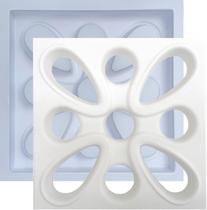 Forma Molde Gesso 3D E Cimento Abs Plástico Fdg Placa Parede - Si Plástic