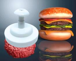 Forma Molde Modelador Prensador De Hamburguer Caseiro Artesanal Gourmet Para Fazer Lanche Em Casa