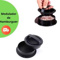 Forma Molde Modulador para Hambúrguer Grande ou Pequeno Portátil 3 em 1 Artesanal Caseiro