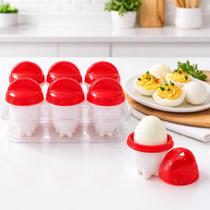 Forma Molde Para Cozinhar Ovos Sem Casca 6 Unidades