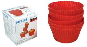 Forma Molde Para Cupcake Muffin Airfryer Forno Multicooker Philips Walita 05 Unidades