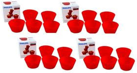 Forma Molde Para Cupcake Muffin Airfryer Forno Multicooker Philips Walita 20 Unidades