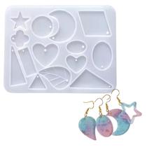 Forma Molde Silicone Brincos Pingentes Joia Colar Biscuit Forma Molde Silicone Brincos Pingentes Joia Colar Biscuit