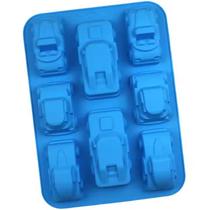 Forma Molde Silicone Carros Carrinhos 32.5cm Chocolate Doces Forma Molde Silicone Carros Carrinhos 32.5cm Chocolate Doces