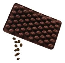 Forma Molde Silicone Grão De Café Para Chocolate Doces Balas