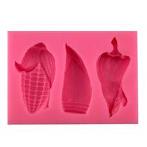 Forma Molde Silicone Legumes Milho Pimentao Verduras Fondant