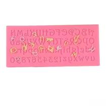 Forma Molde Silicone Letras Alfabeto Místico Bruxa Fondant Forma Molde Silicone Letras Alfabeto Místico Bruxa Fondant