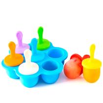 Forma Molde Silicone Picolé Sorvete Infantil Bebê Peitolé