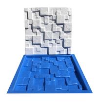 Forma Mosaico Borracha E Plástico Placa Gesso - Lindissímo
