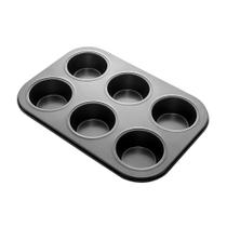 Forma Muffin 6 Cavidades Antiaderente Econômica Durável Para Bolinhos Caseiros