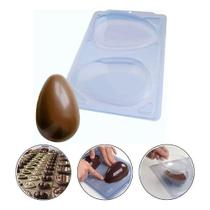 Forma Ovo Liso 500g Páscoa Sp 51 / 3 Partes Bwb Silicone Branco Forma Ovo Liso 500g Páscoa Sp 51 / 3 Partes Bwb Silicone Branco
