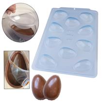 Forma Ovo Liso De Páscoa 50g Silicone 3 Partes Semiprofissional Chocolate Mold Especial