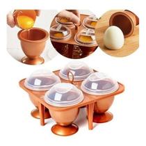 Forma Ovos Copper Eggs Xl Maker Metal 4 Copos Cozinha