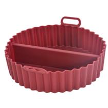 Forma p/ Air Fryer c/ 2 Divisórias 6,5x20cm Cherry