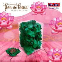 Forma p/ Doce Flor de Lótus Caixa c/40 Unidades - PLAC (DIVERSAS CORES) - Festas Brinquedos