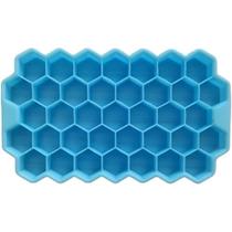 Forma P/Gelo Formato Colmeia Silicone N240105-4 Azul -Quanhe Forma P/Gelo Formato Colmeia Silicone N240105-4 Azul -Quanhe