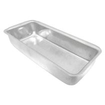 Forma p/ pao aluminio retangular n. 03 13x30cm